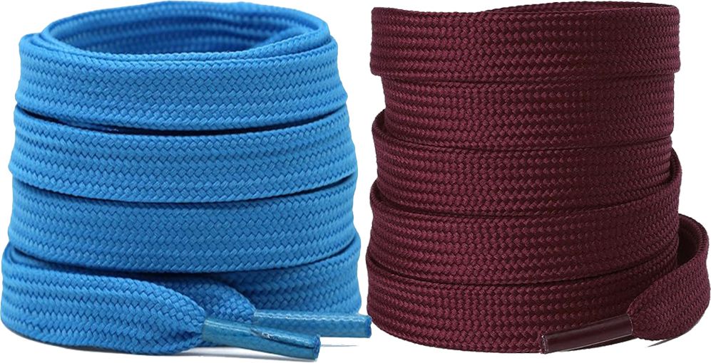 XERUS Shoe Lace Flat Blue, Maroon, Round, canvas, sneakers Shoe Lace-image-27