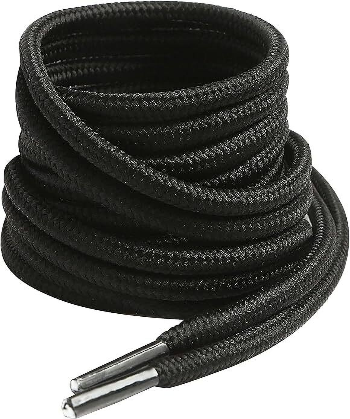 XERUS Shoe Laces Black Round 180cm(6ft) 1 pair shoe laces for Boot hiking sport Shoe Lace-image-25