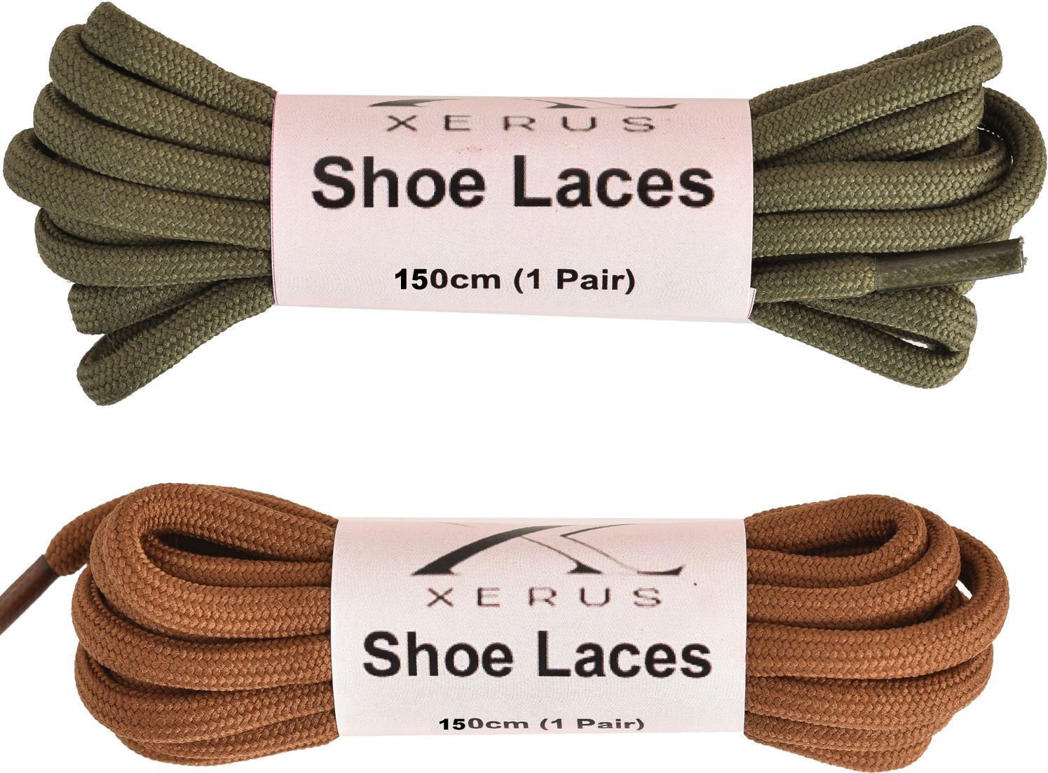 DEVINO Round Olive Green Brown Shoelace for boot sport hiking Shoe Lace-image-5