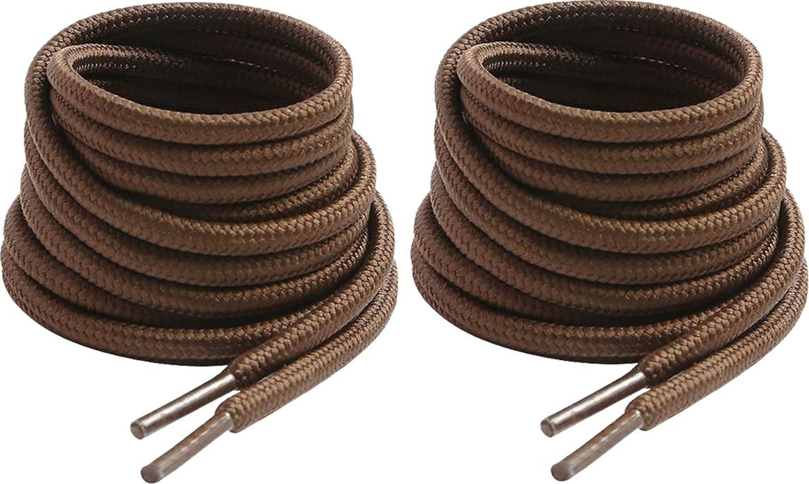 DaiNo Shoe Lace Round Dark Brown Coffee for canvas sneakers boot sport Shoe Lace-image-47