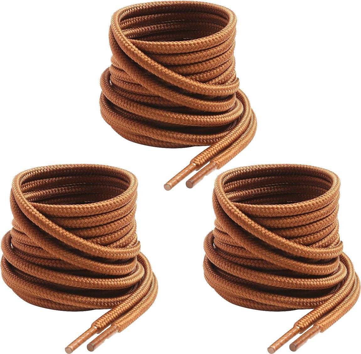 laceexp FRound Teak 90cm Shoe Lace