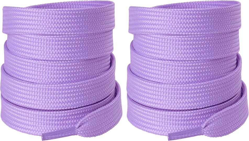 XERUS Shoe Lace Flat Light Purple Round, canvas, sneakers Shoe Lace-image-39