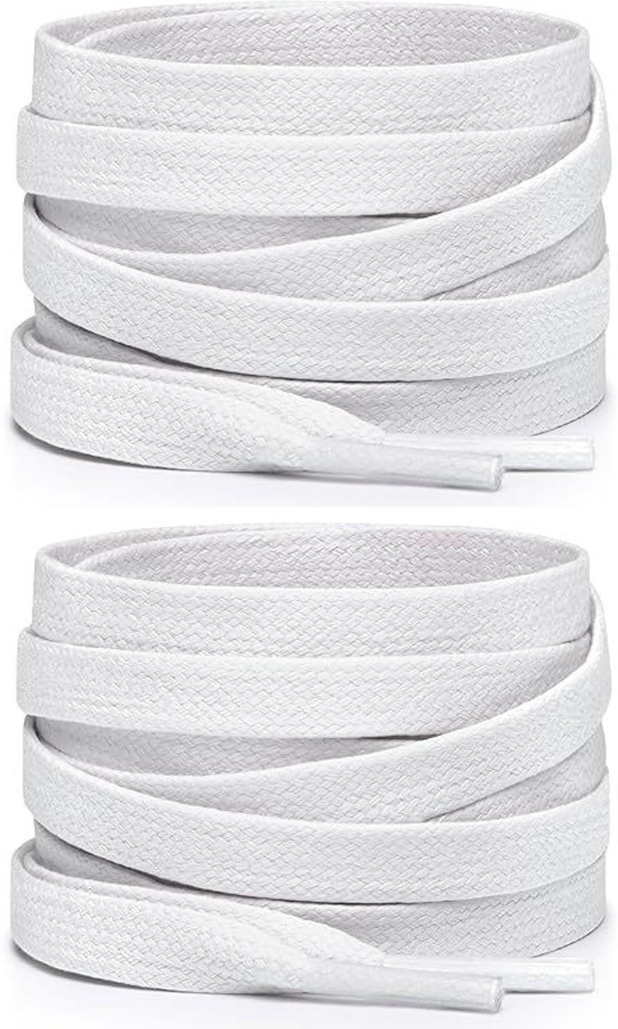 SHOESHINE Flat cotton White FC10 Shoe Lace