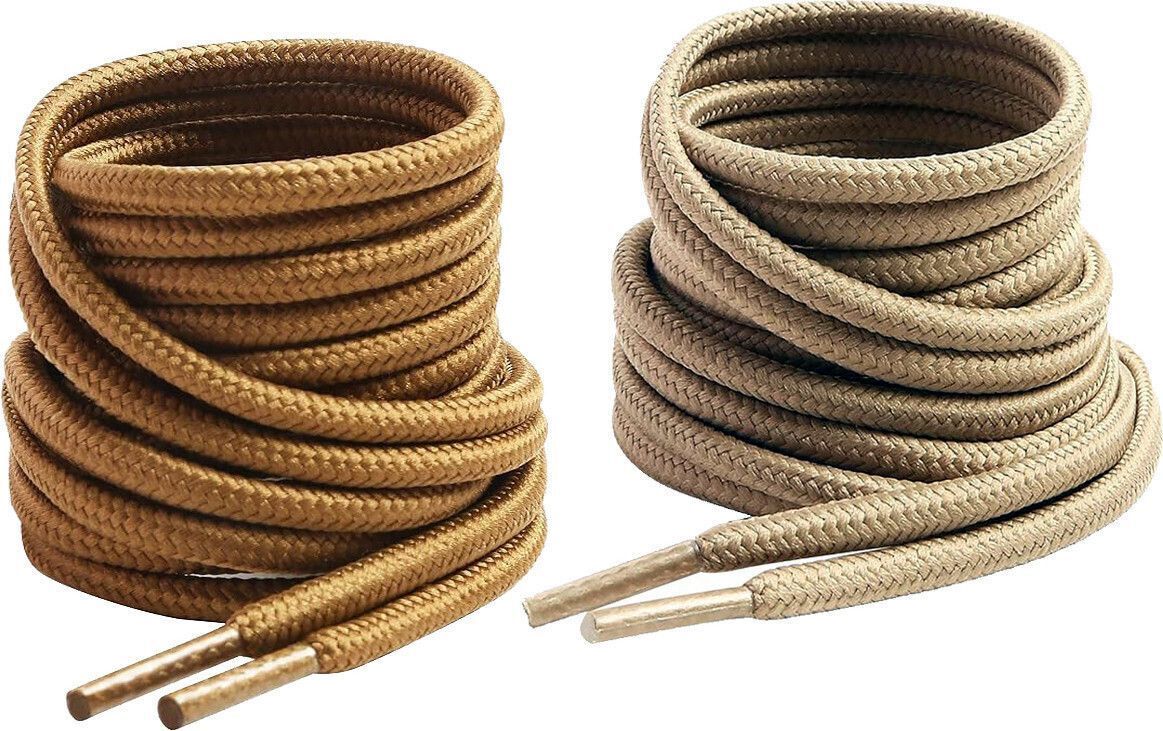 DEVINO shoe lace Tan khaki round 120cm for boot sport hiking shoe Shoe Lace-image-45