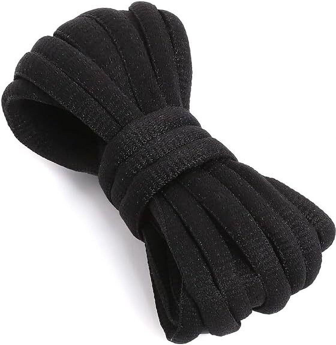 SIA VENDORS black/Oval/laces-2pair Half Round 1/4"Athletic ShoeLaces For Sport/Running Shoes Shoe Lace-image-35
