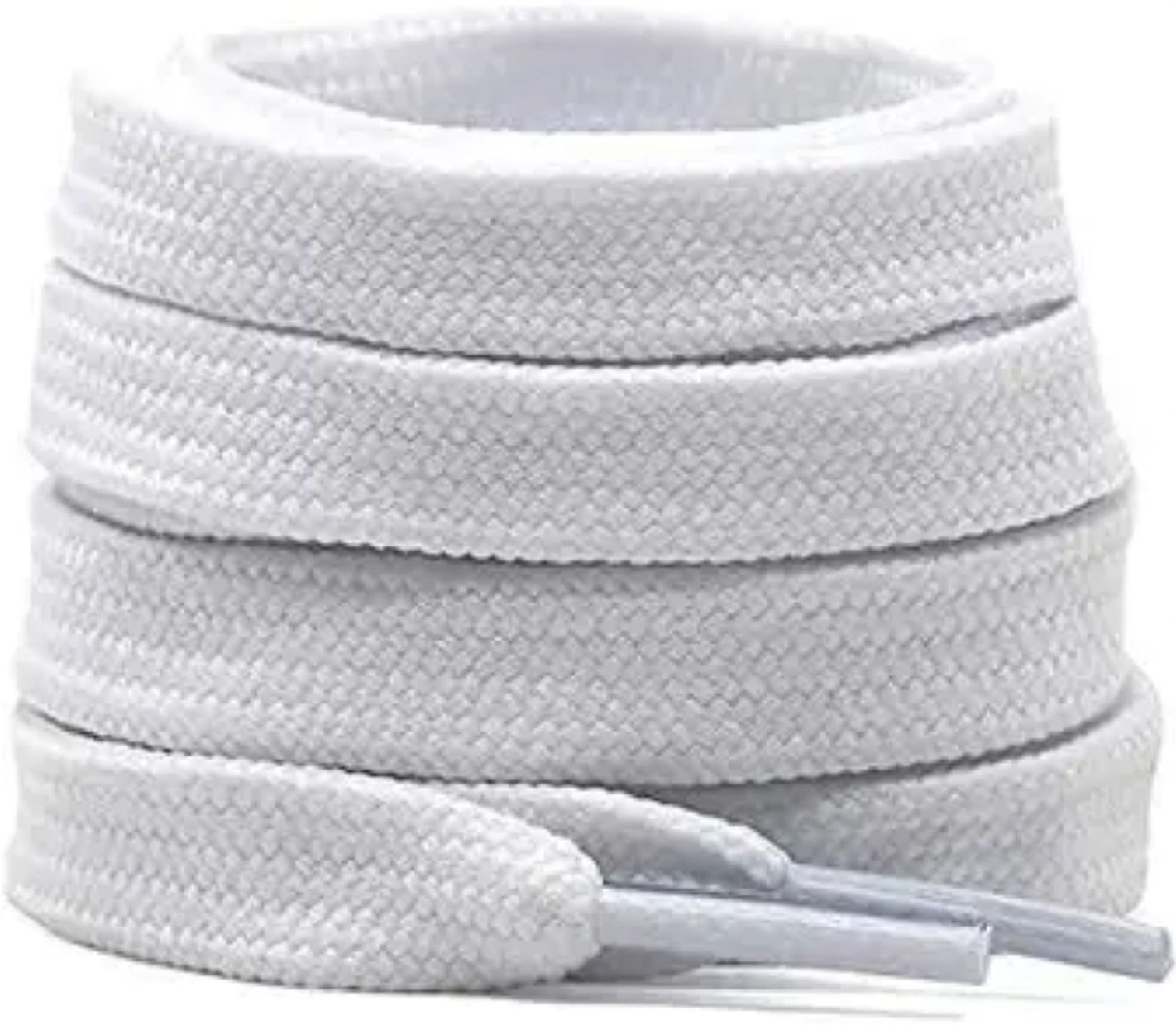 smtrends Shoe Laces White Flat shoe laces for canvas sneakers Shoe Lace-image-10