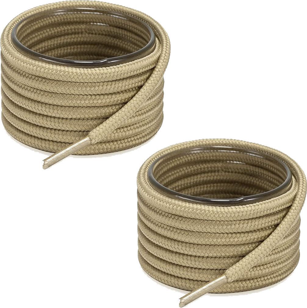 house of common Shoe Laces Round Khaki 90cm shoe laces for boot sport hiking Khaki shoes Shoe Lace-image-46