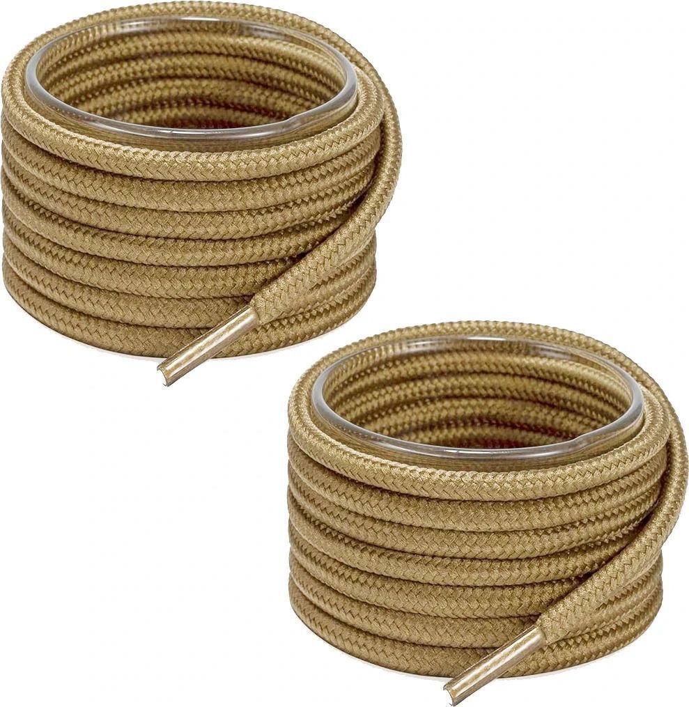 laceexp Round Shoe Lace Tan 90CM Boot Lace Casual Hiking Shoe Lace-picture-11