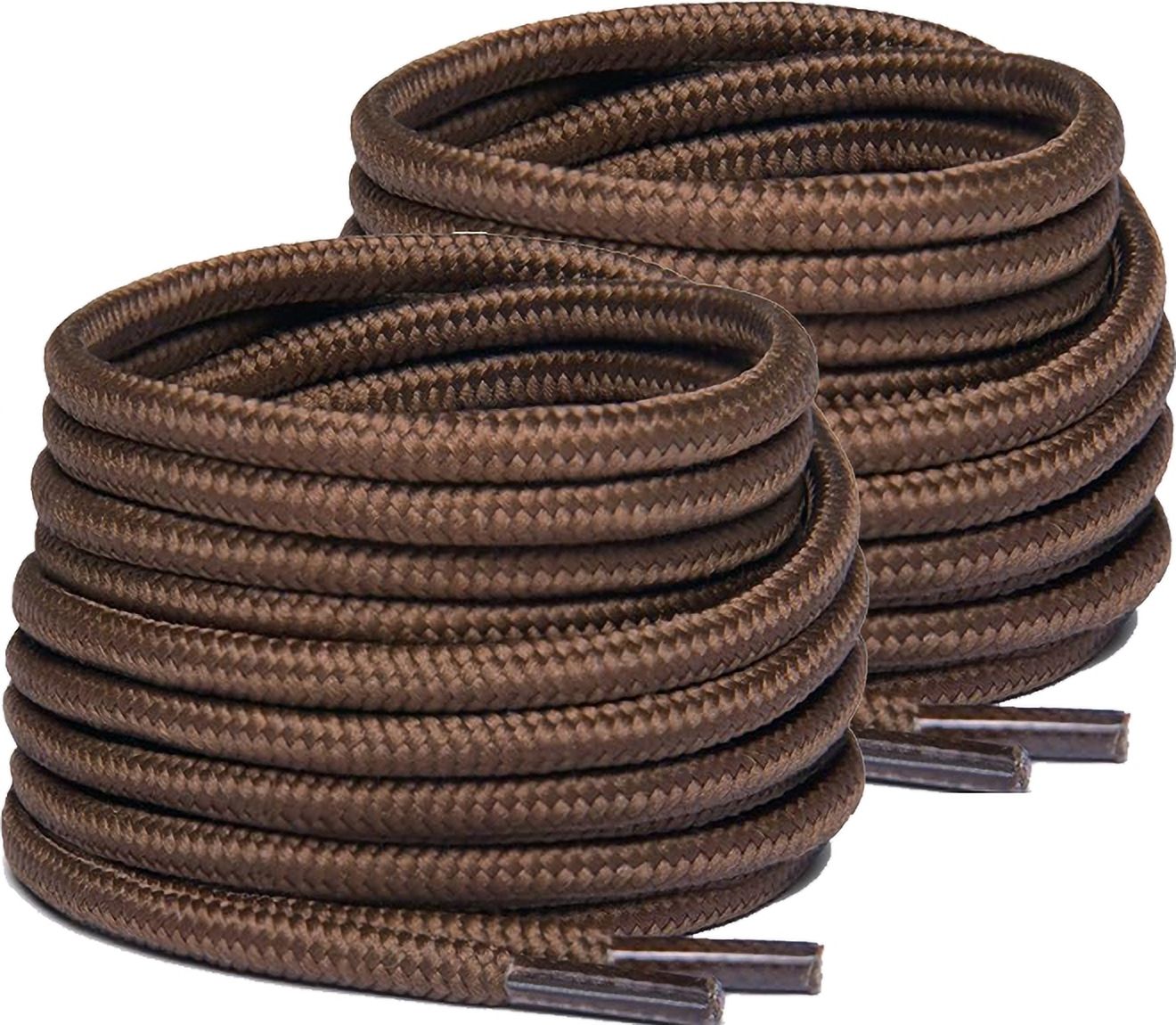 XERUS Shoe Laces Dark Brown, coffee Round 120cm Flat shoe laces for Boot hiking sport Shoe Lace-image-49