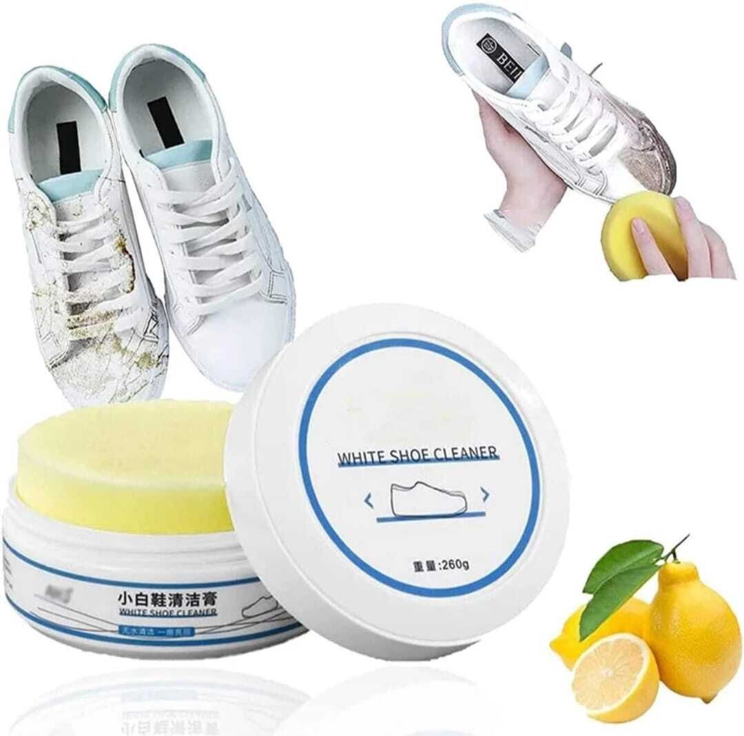 zetazio White Shoe Effective Formula Maintenance Agent Leather, Patent Leather, Sports, Suede, Synthetic Leather Shoe Cream-image-46