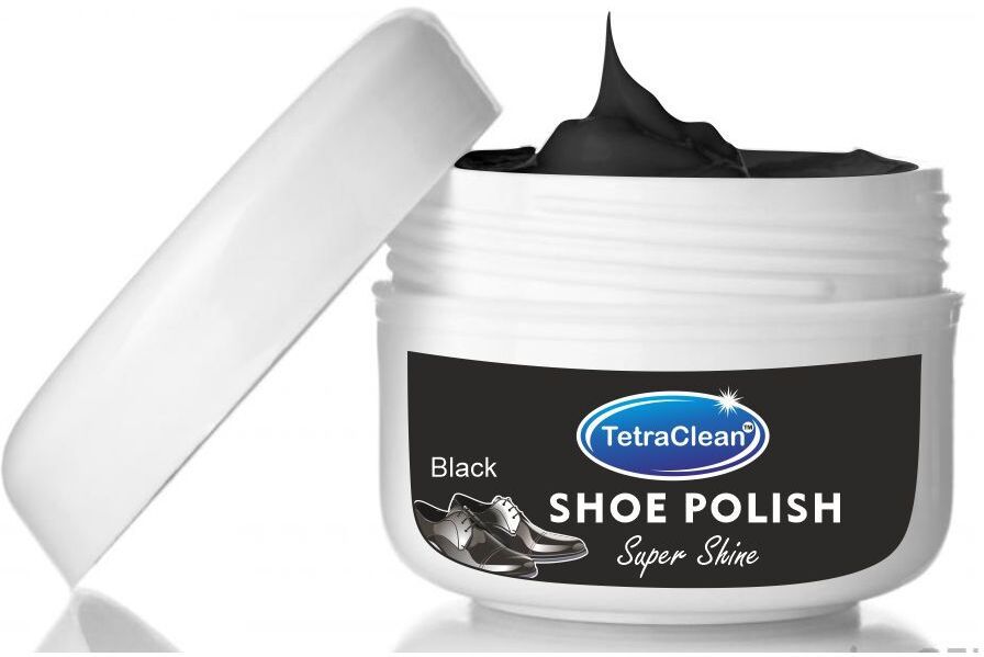 TetraClean Black Color Shoe Polish Patent Leather, Leather, Nubuck, Synthetic Leather Shoe Cream-image-33