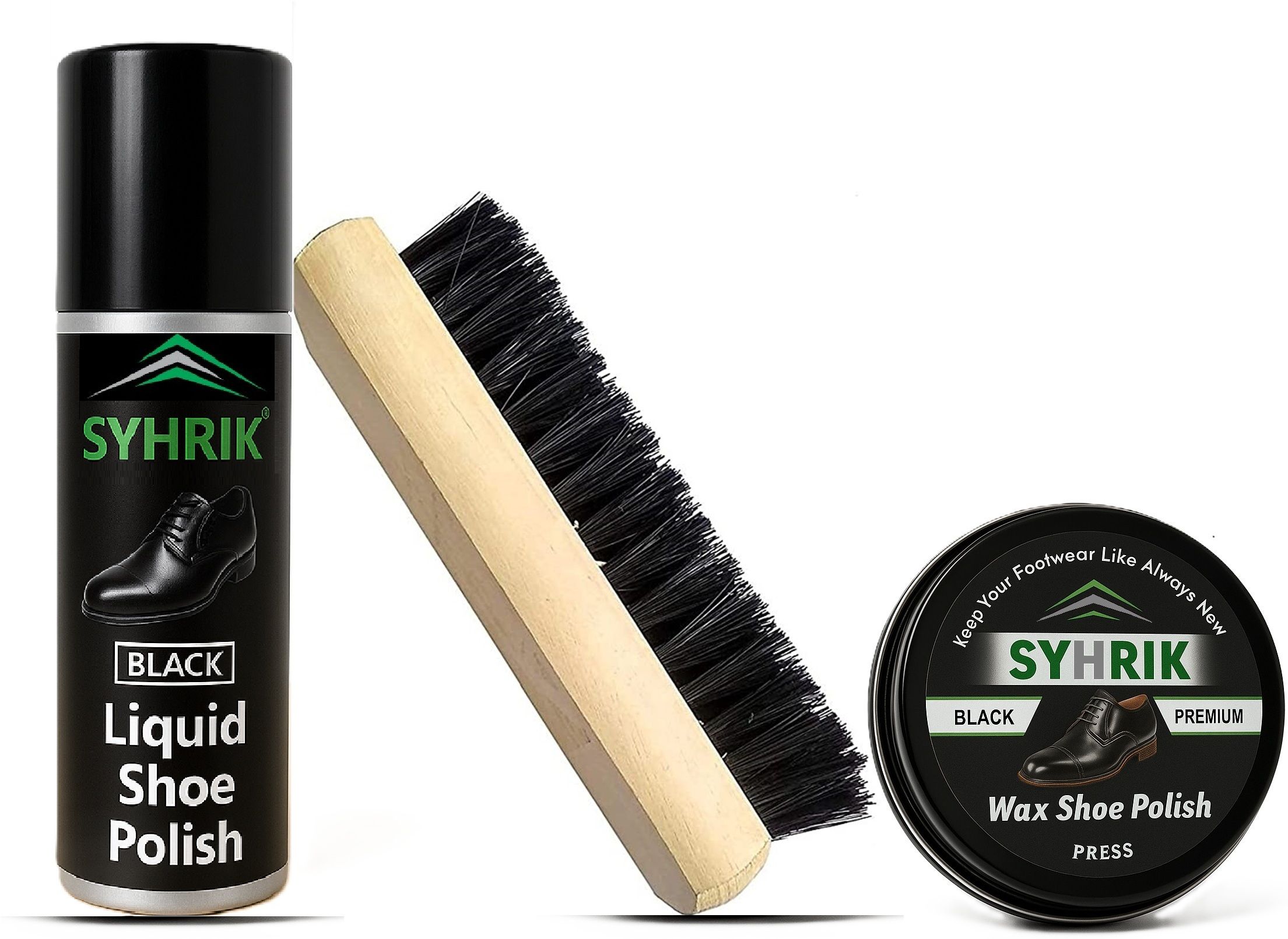 EarthScale (Pack of 3) Black Liquid shoe polish, Black paste shoe polish & Shoe brush. Leather, Patent Leather, Synthetic Leather Shoe Liquid Polish-image-37