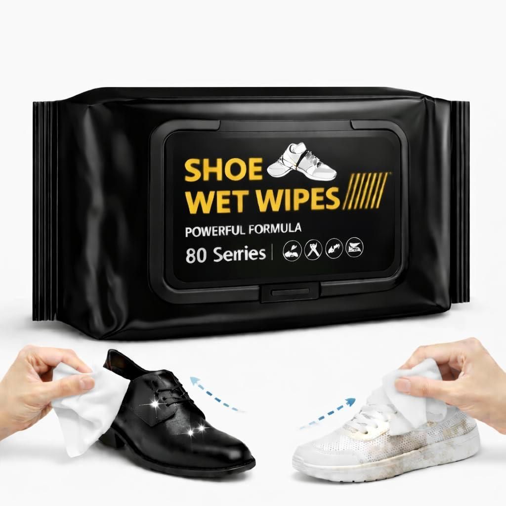 Visma Instant Shoe Cleaning Wipes for White Sneakers Leather Shoes Pack of 1 Leather, Canvas, Sports Shoe Cleaner-image-29