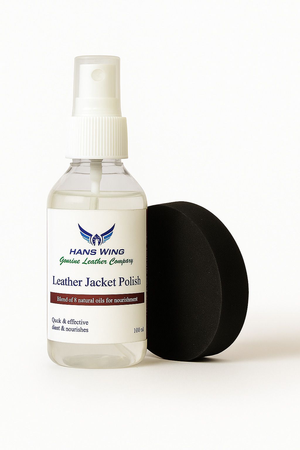 HANSWING Leather Jacket Polish For All Colour Leather, Patent Leather, Synthetic Leather Shoe Liquid Polish-picture-10