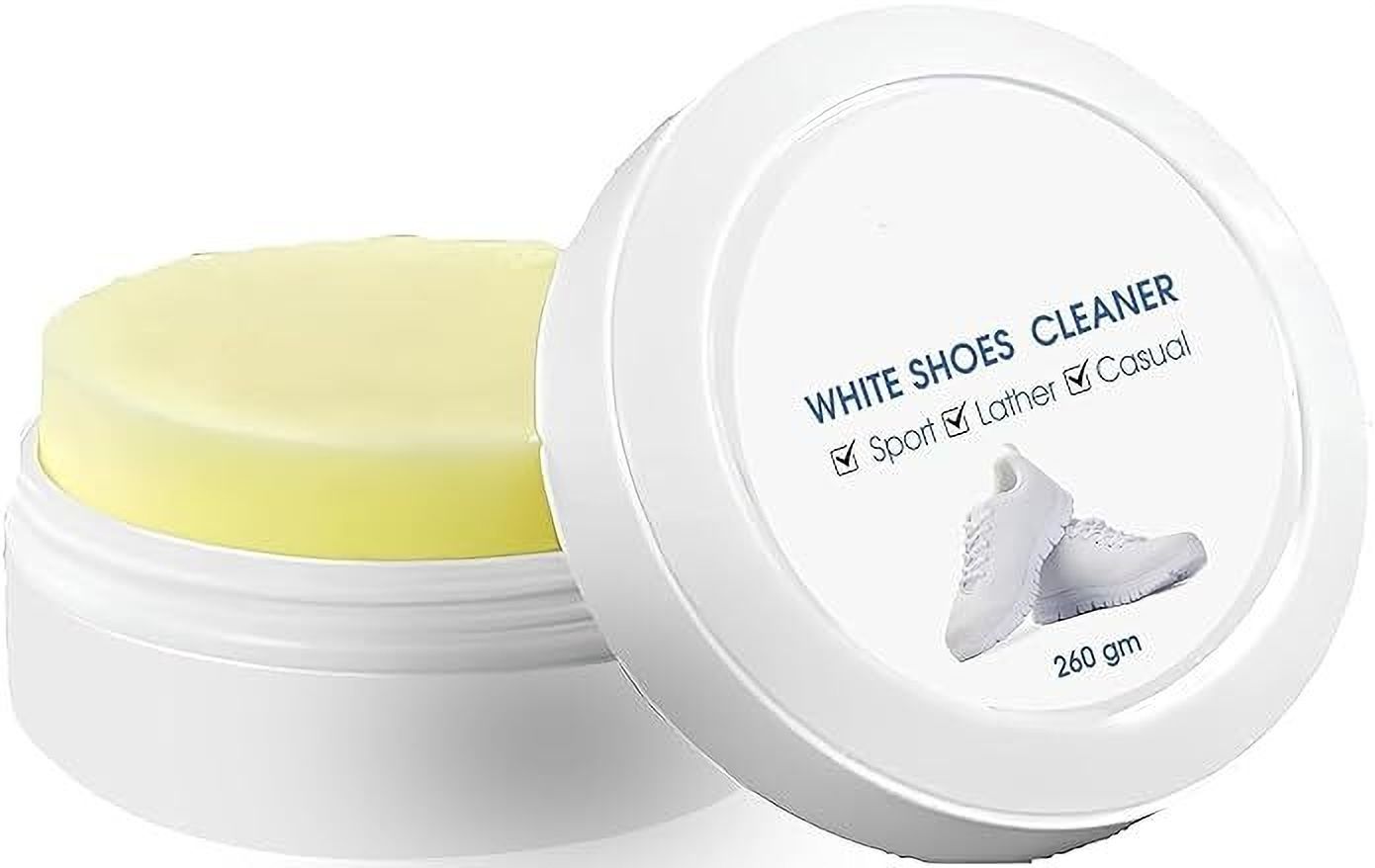 Jiyancreation Shoe Polishing Cream Cleaner for Sneakers Leather Canvas Shoes Canvas, Leather, Sports, Synthetic Leather Shoe Cream-image-1
