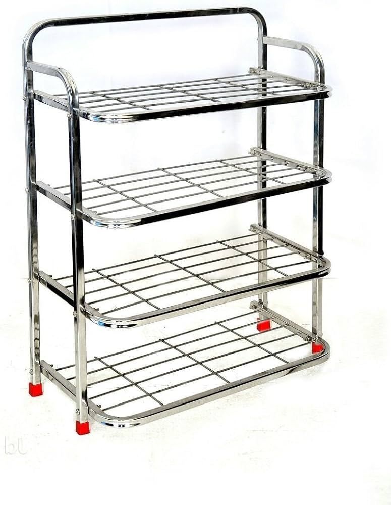 Utensil Kitchen Rack 4 LAYER SHOES STAND Steel-image-40