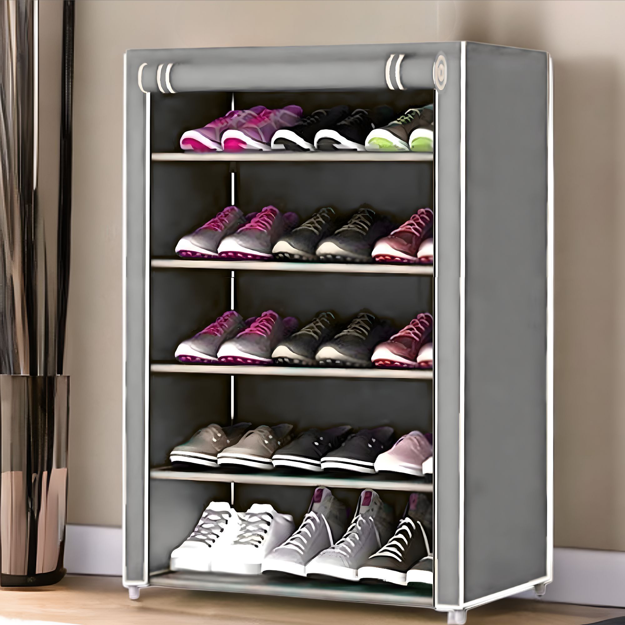 Collapsible Wardrobe for Storage Organizer PVC Collapsible Wardrobe-image-47