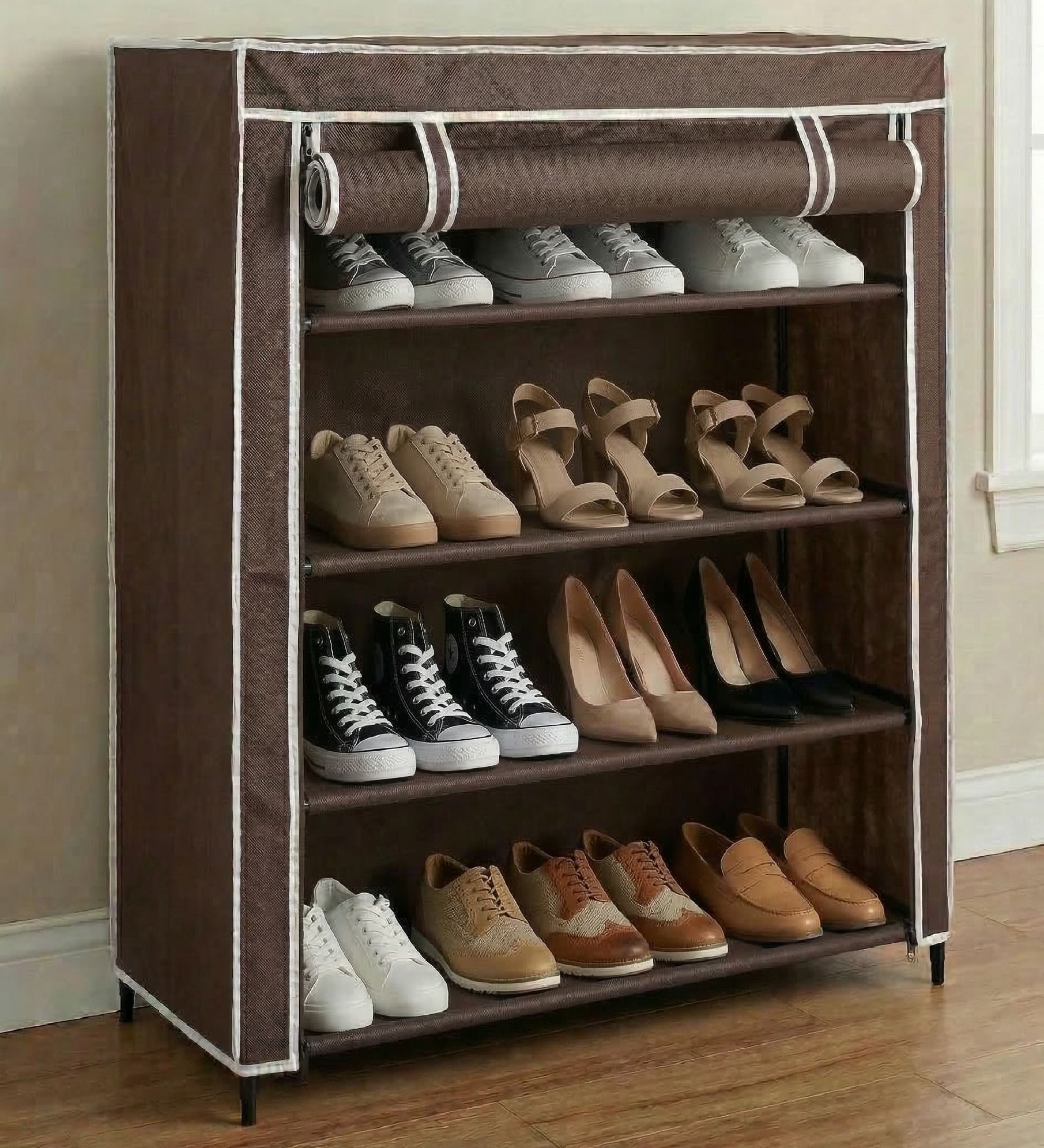 Collapsible Wardrobe for Storage Organizer PVC Collapsible Wardrobe-image-41