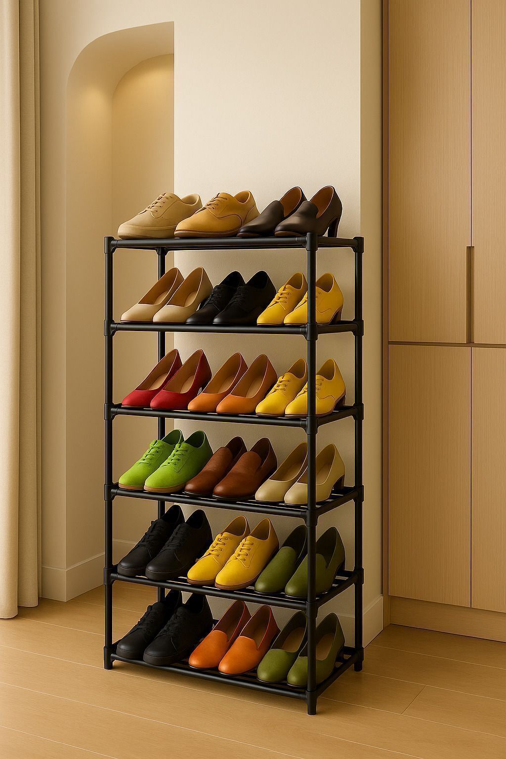 Collapsible Wardrobe for Storage Organizer PVC Collapsible Wardrobe-image-9