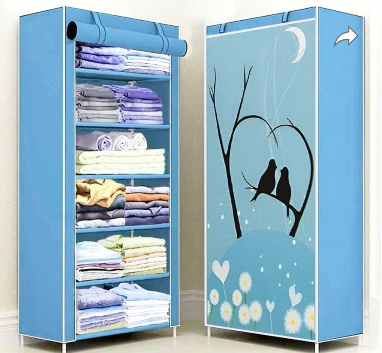 eemway Carbon Steel Collapsible Wardrobe-picture-21