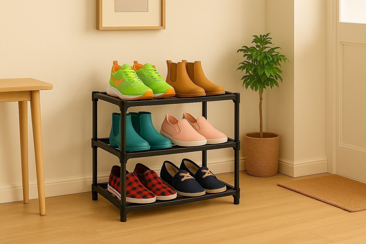 Collapsible Wardrobe for Storage Organizer PVC Collapsible Wardrobe-image-23