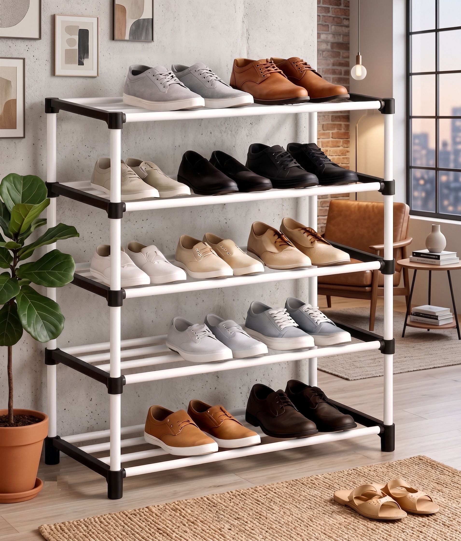 Collapsible Wardrobe for Storage Organizer PVC Collapsible Wardrobe-image-48