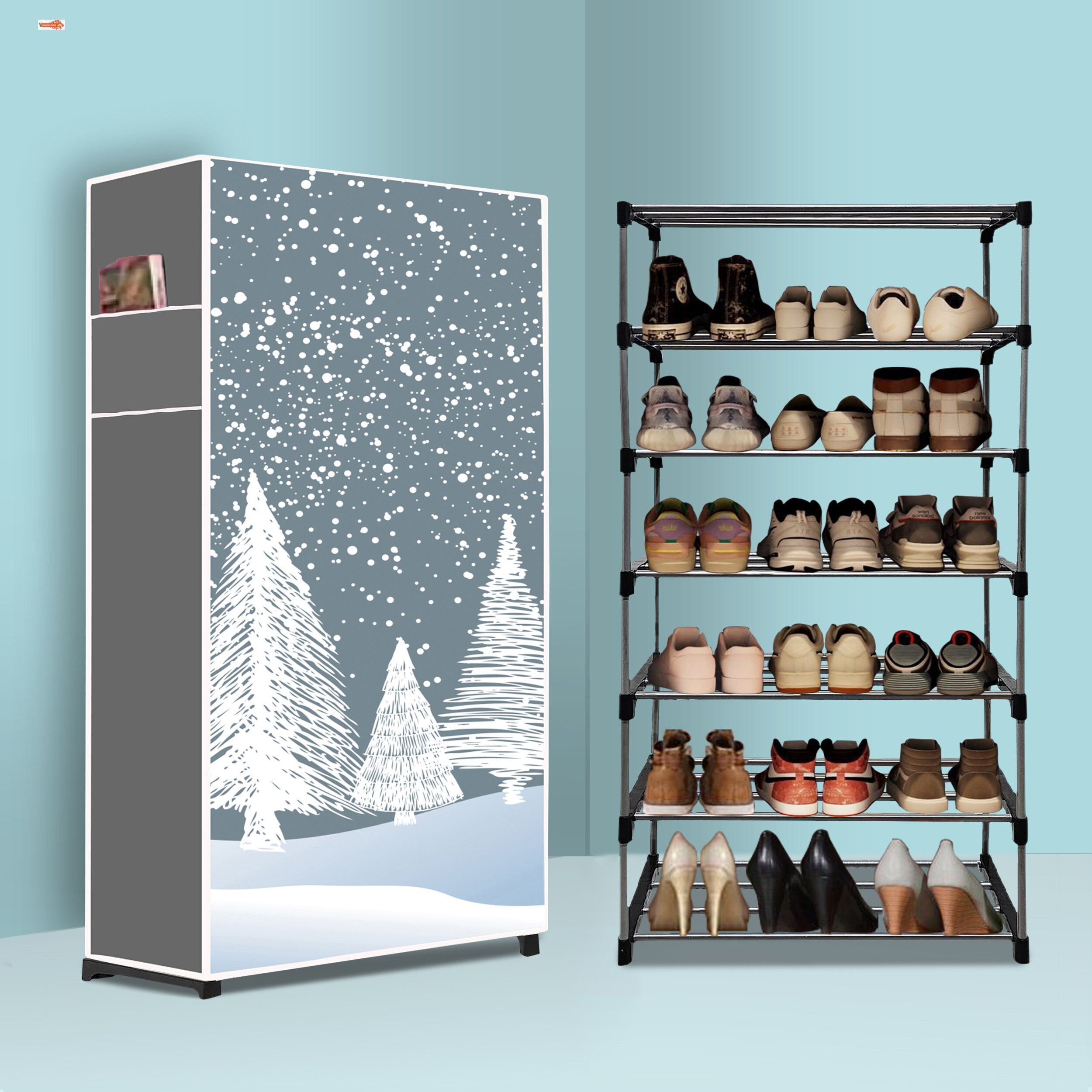 Collapsible Wardrobe for Storage Organizer PVC Collapsible Wardrobe-image-20