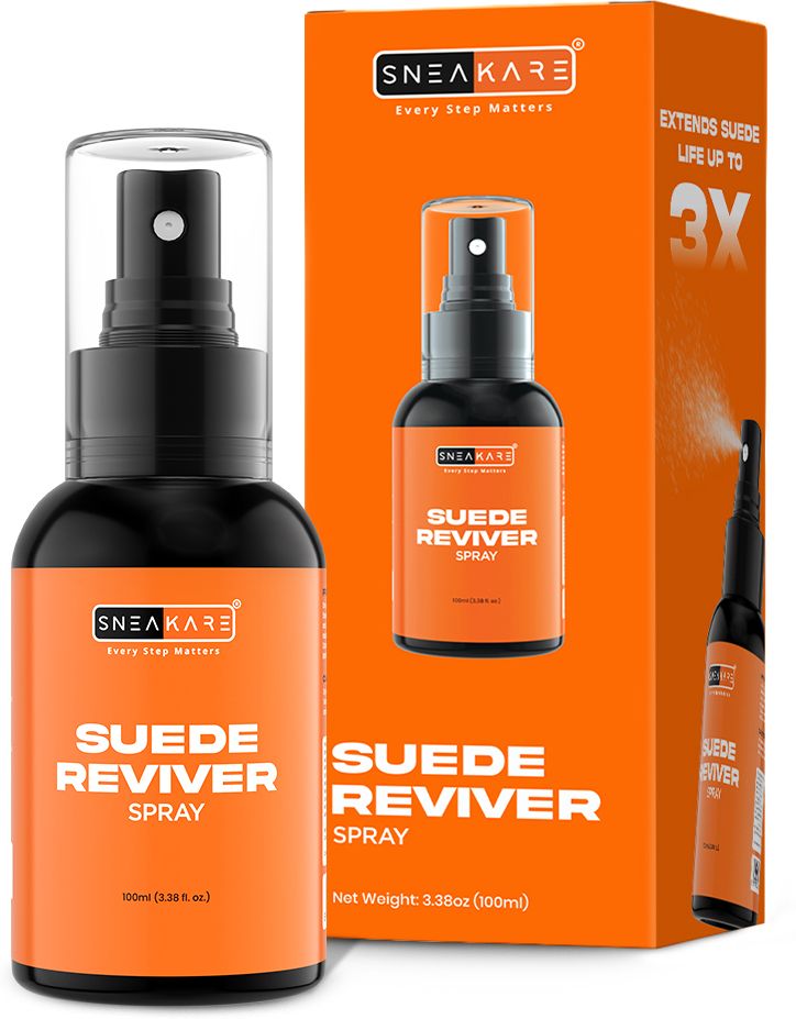 SNEAKARE Suede Reviver Spray 100ml | Restores Suede & Nubuck Shoes I Covers 40+ Pairs Coloring Agent-image-36