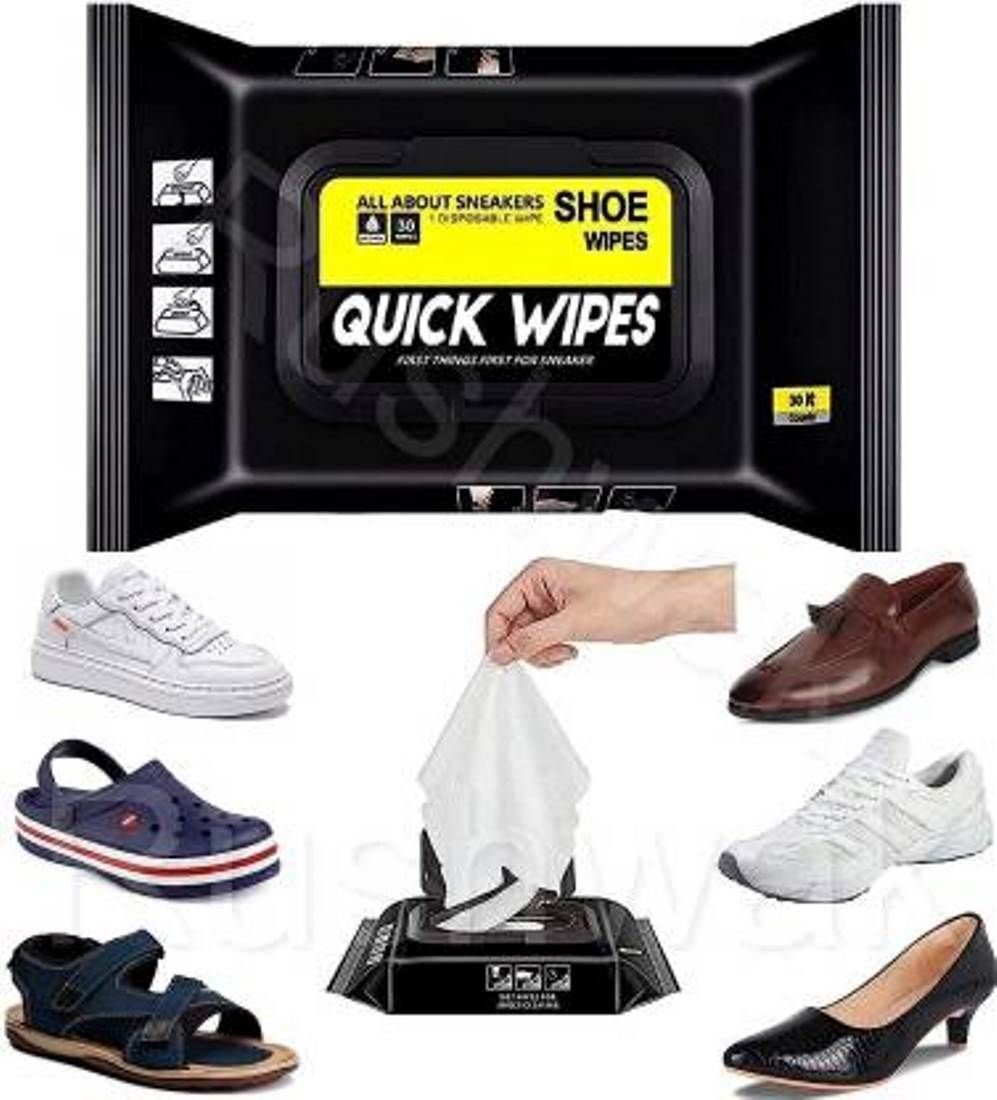 OPTOFOX Sneaker Shoe Wipes for Shoes Quick Remove Dirt Stain Shoe Cleaner smd431 Wipes-image-41