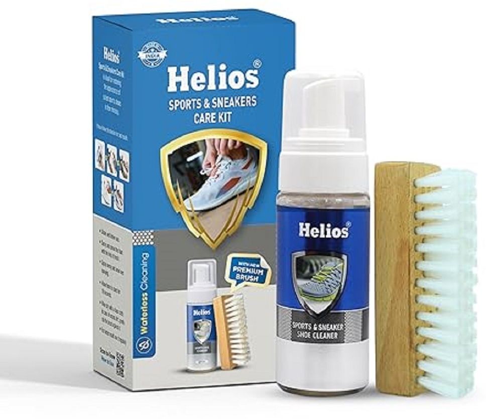 Helios Shoe Cleaning Kit 150 ml Shoe Cleaner & 1 Wooden Shoe Cleaner Brush Cleaner-image-20
