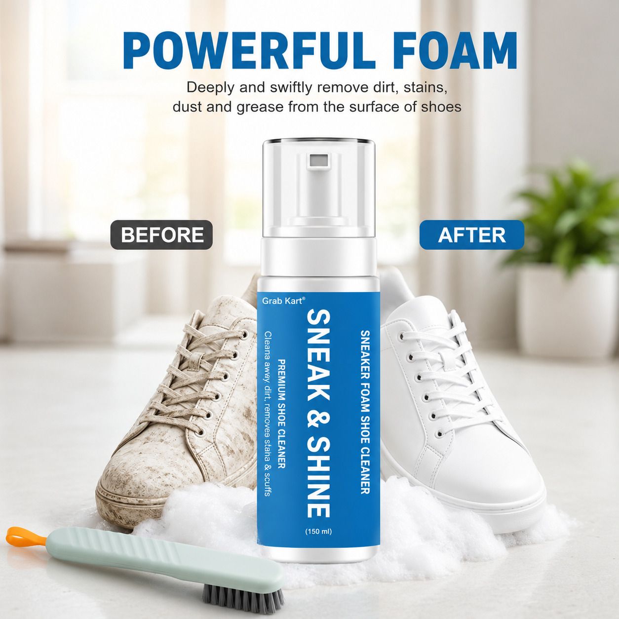 Grab Kart Shoe Foam Cleaner Cleaner-image-44