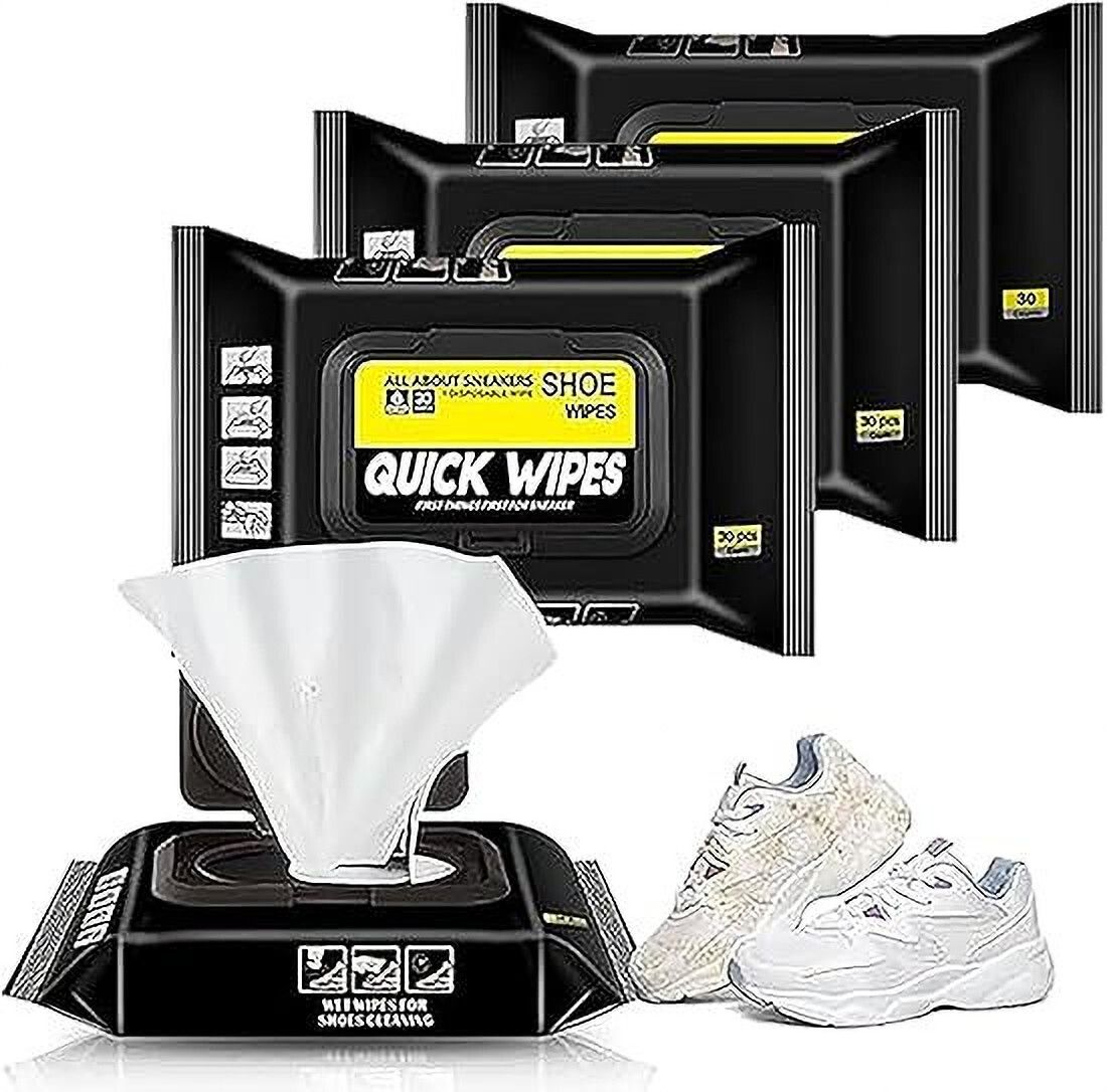 ZIVINI Instant Shoue Quick Disposable Wet Wipes Remove Dirt & Stains (Pack 03) Cleaner-image-21