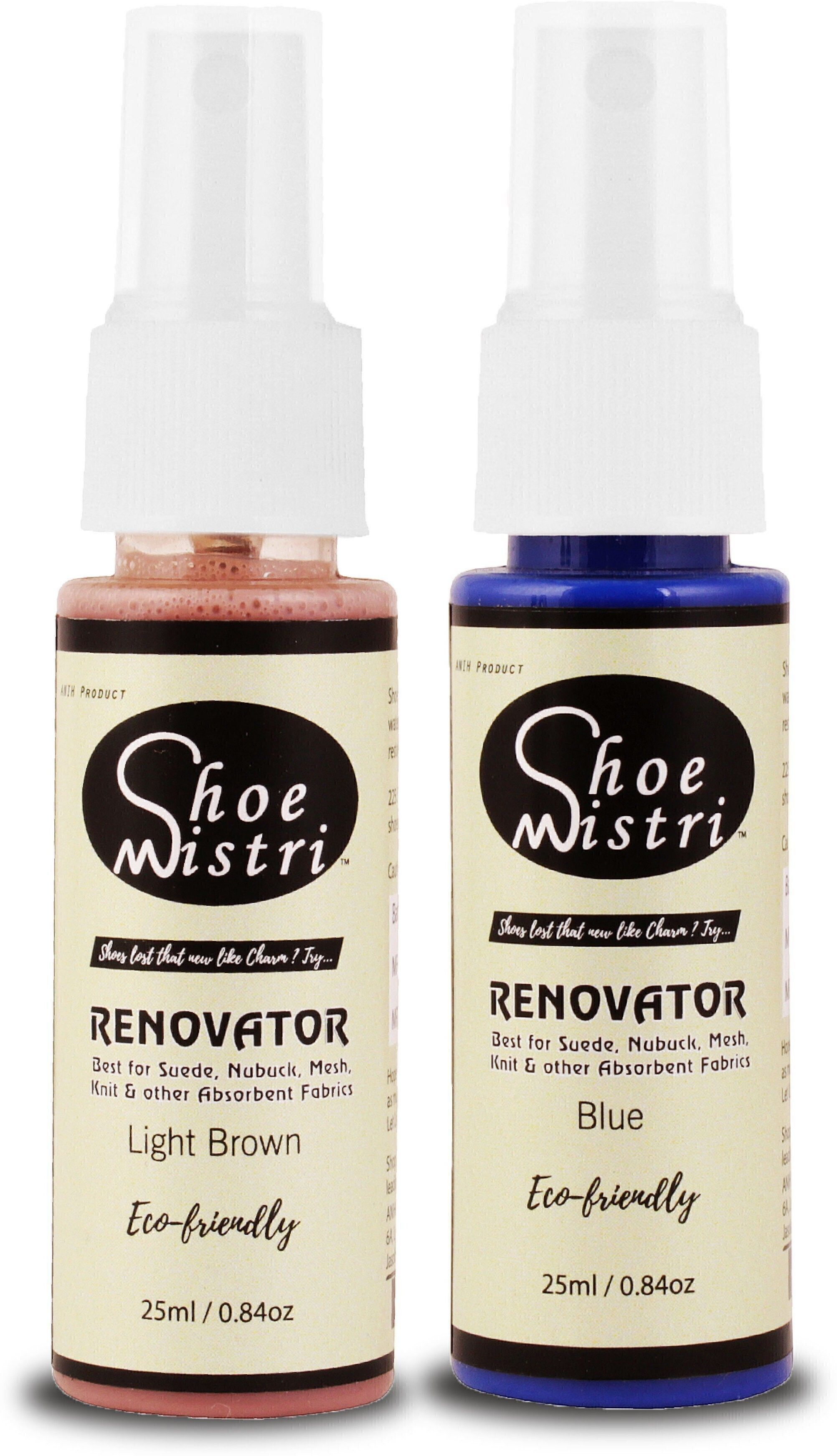Shoe Mistri Shoe Renovator Miniature (Light Brown & Blue, Combo Pack of 2) Shiner-image-1