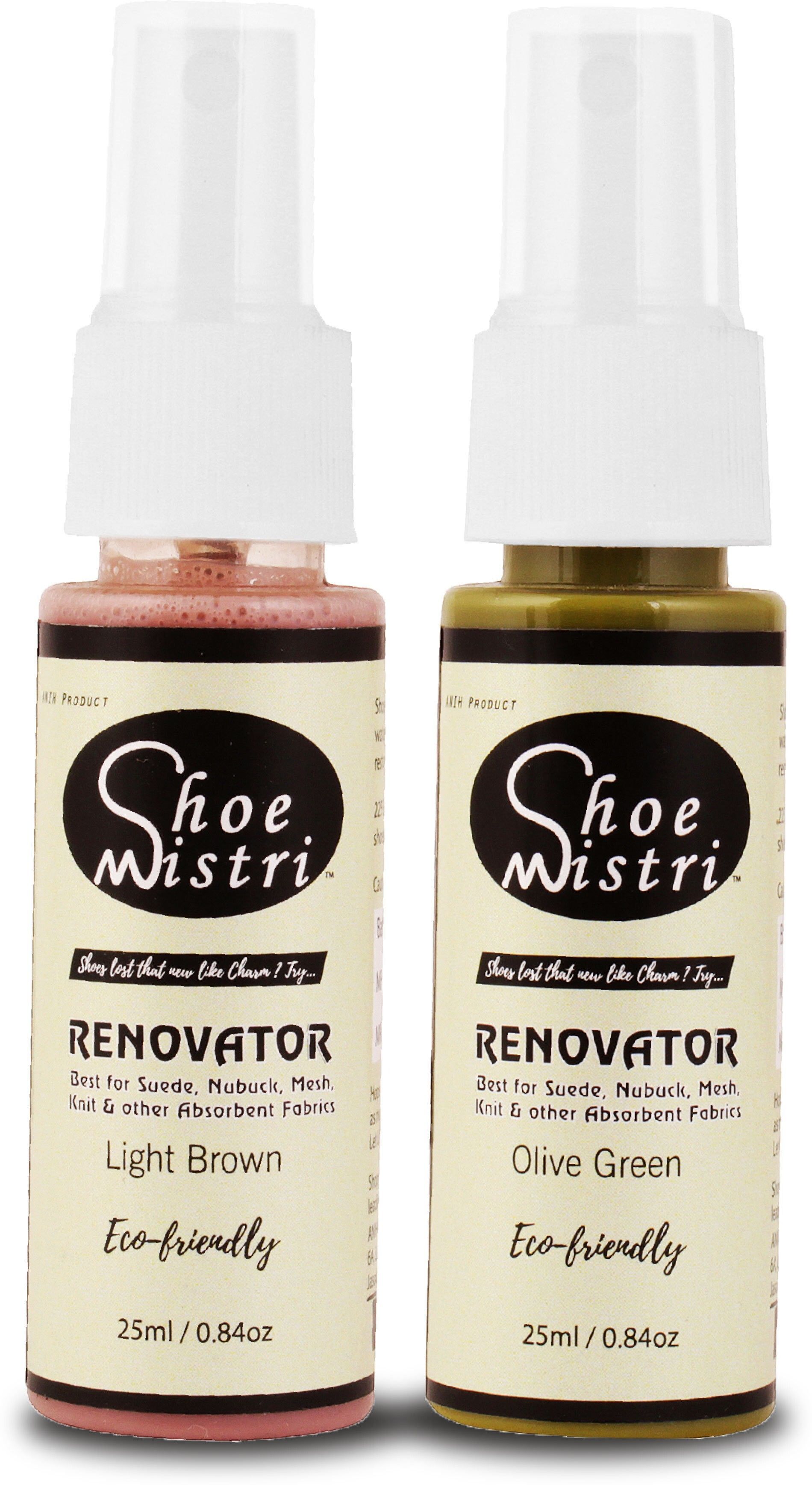 Shoe Mistri Shoe Renovator Miniature (Light Brown & Olive green, Combo Pack of 2) Shiner-image-4