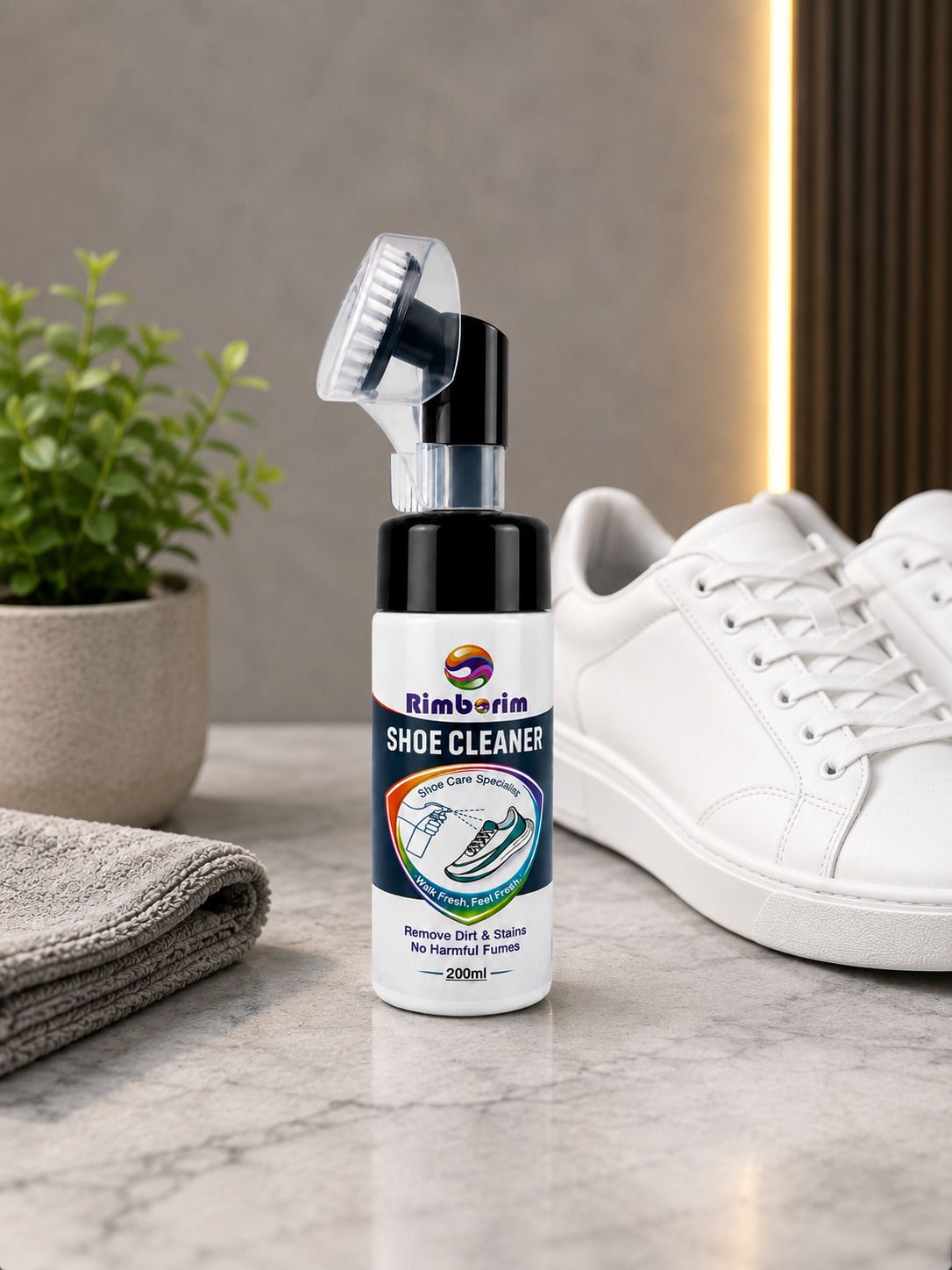 RIMBORIM Quick Clean Shoe Foam Cleaner for Daily Shoe Care Cleaner-image-33