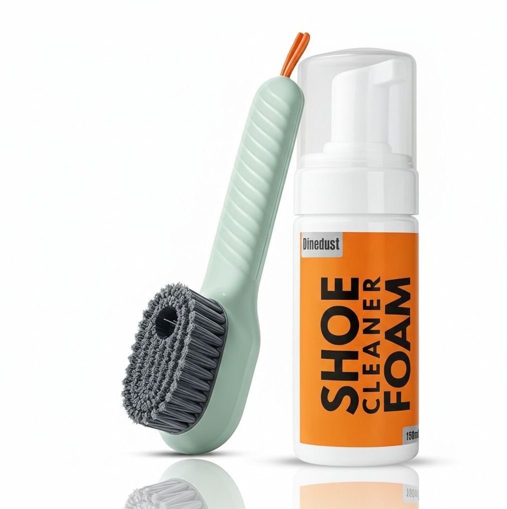 DINEDUST SHOE CLEANER FOAM WITH BRUSH Cleaner-image-3