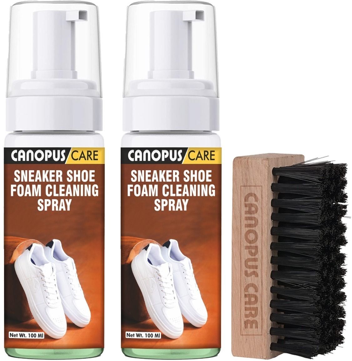 canopus care Sports & Sneaker Cleaner Kit 200 ml, Sports Shoe Foam Cleaner-image-7