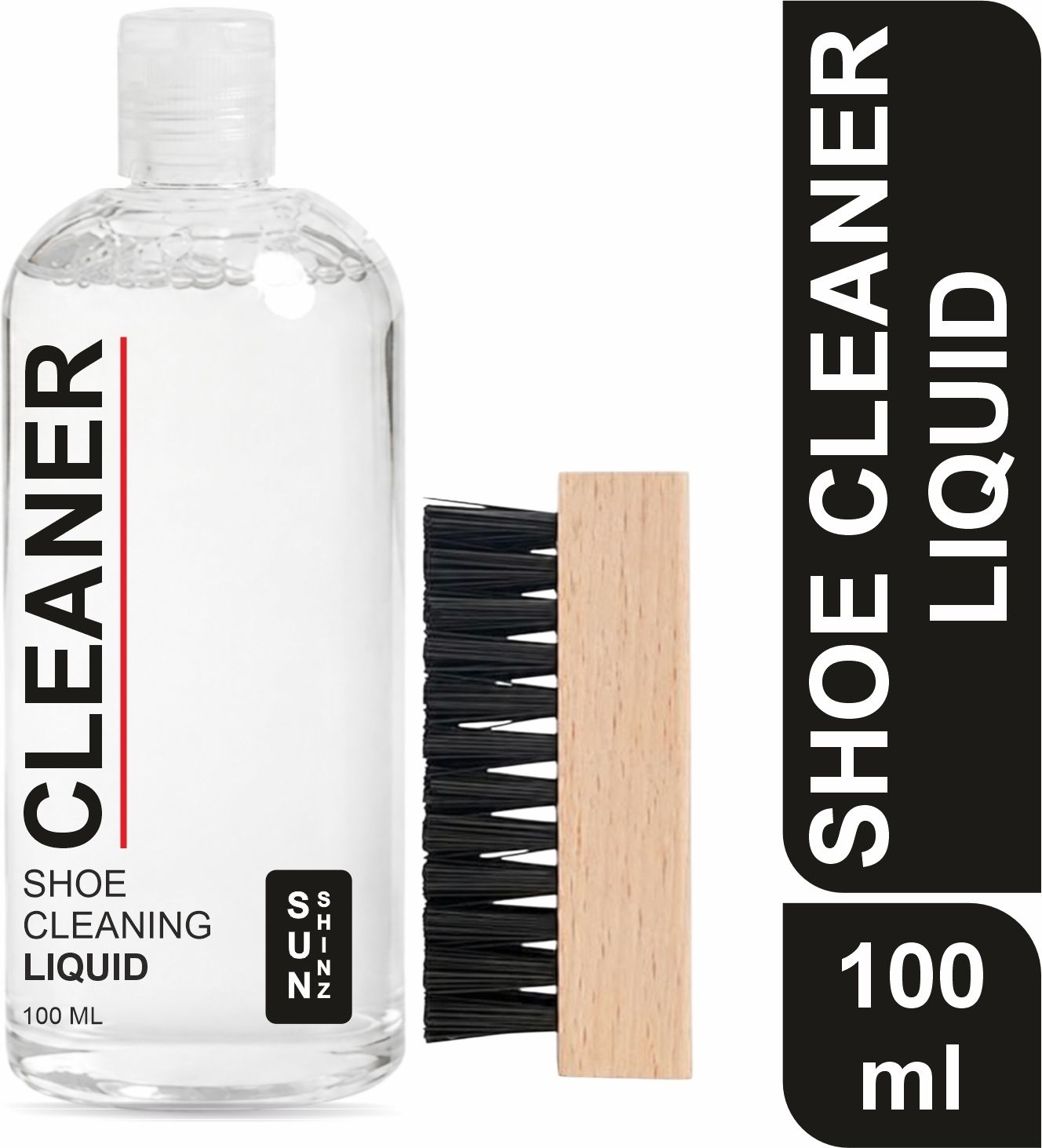 SUN SHINZ Shoe Cleaner Liquid 100ML Brush White Shoe Cleaner Sneaker Care Kit Cleaner-image-48