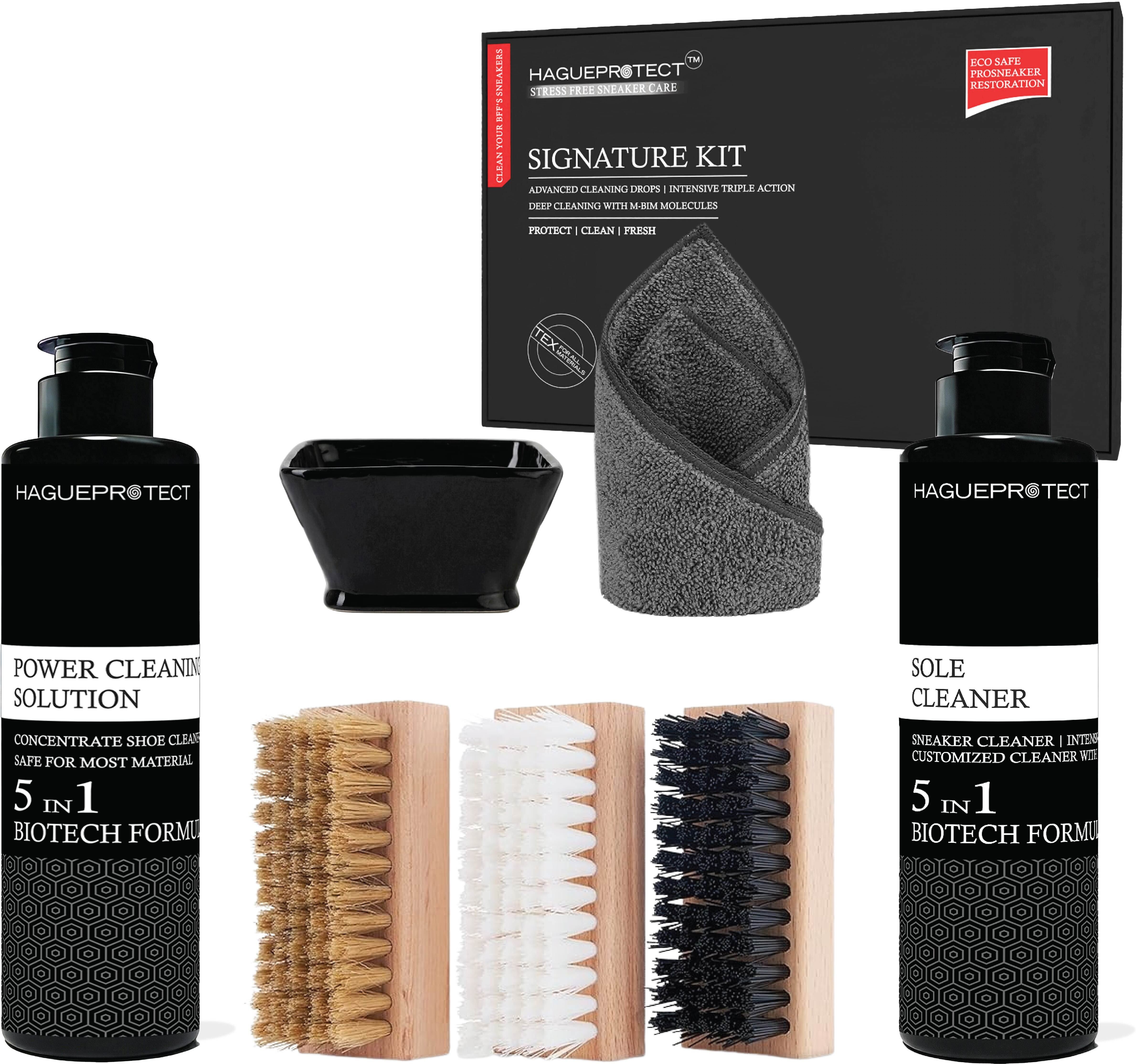 Hague Protect Concentrated Shoe and Sneaker Cleaning Kit | Signature Shoe Care - 210ml Shiner-image-17