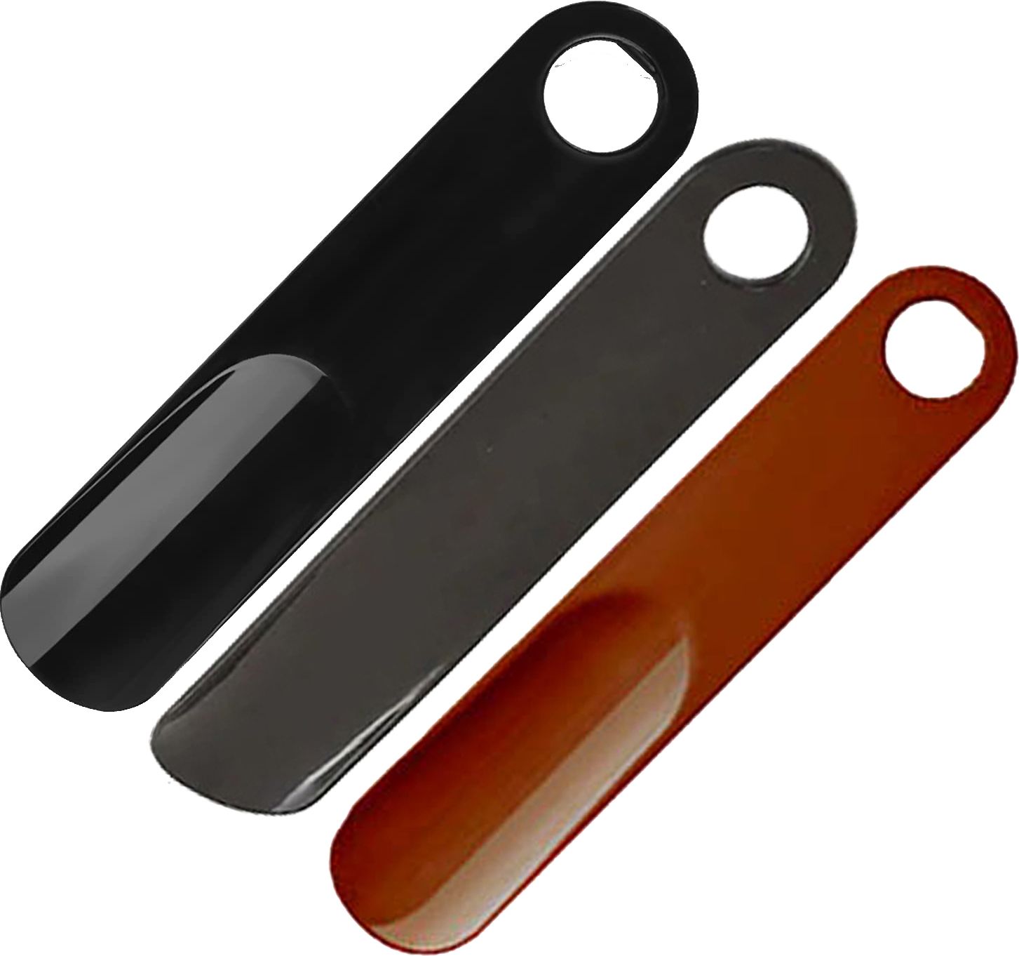 Sheppits Premium Shoe Horn (Pack Of 3, Black, Maroon, Grey) Shoe Tree-image-46