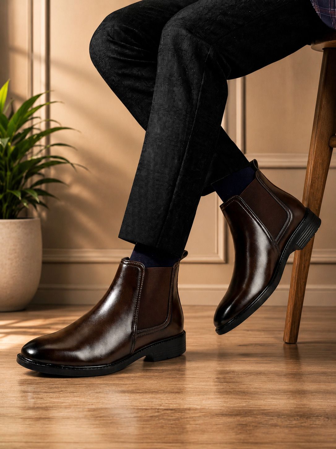 Premium Synthetic Chelsea Boots| Formal & Party Wear Boots For Men-image-15