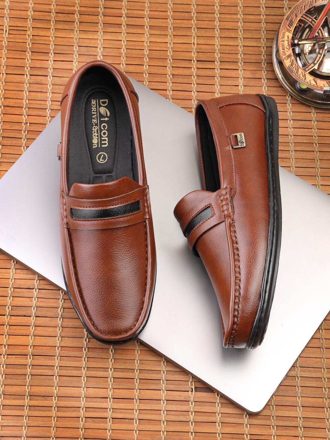action Dotcom DRIVE-78 Classy Trendy Comfortable lightweight Casual Slip-On Loafers For Men-picture-3