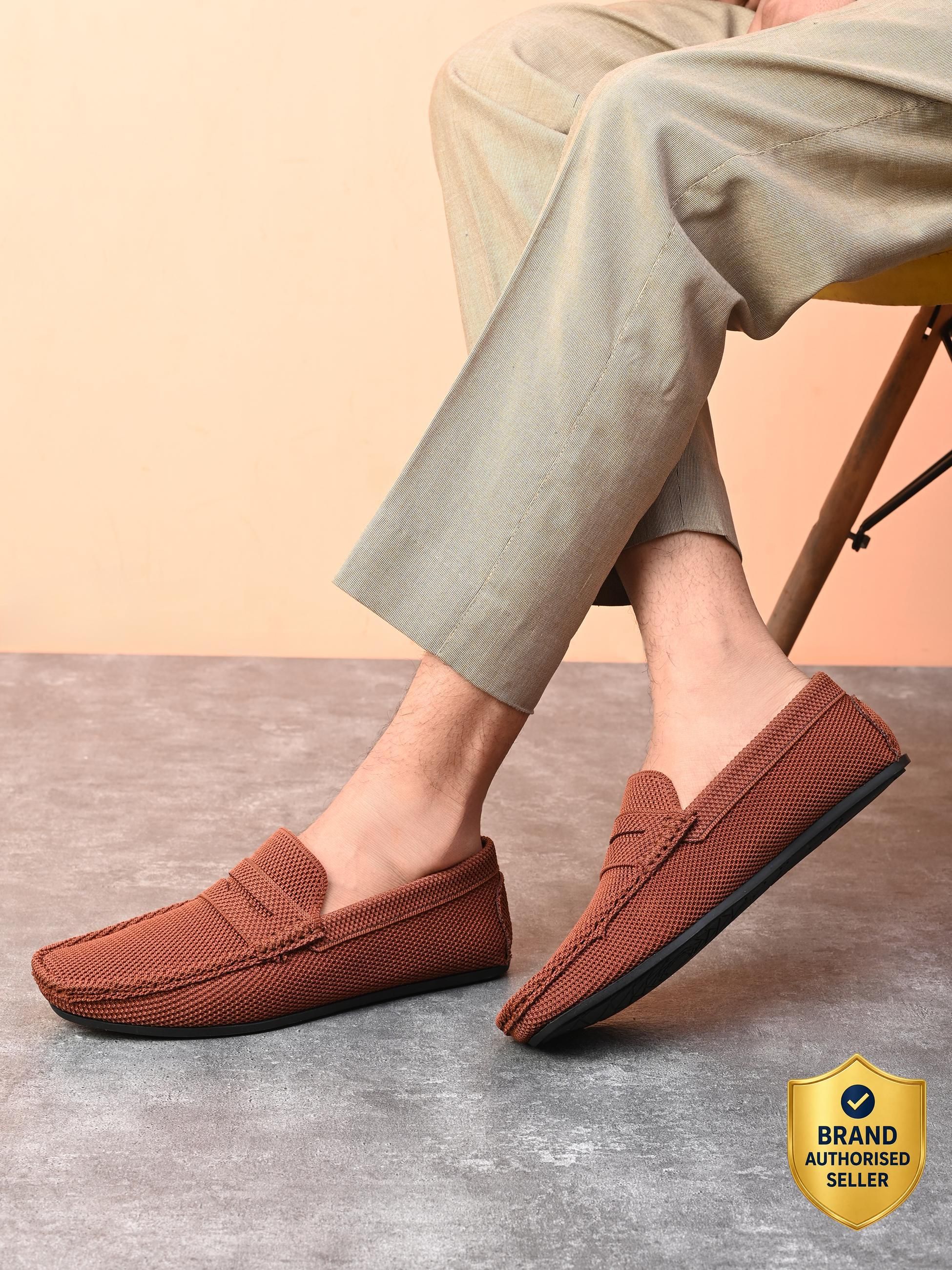 mast & harbour Brown Casual Loafers For Men Loafers For Men-picture-21