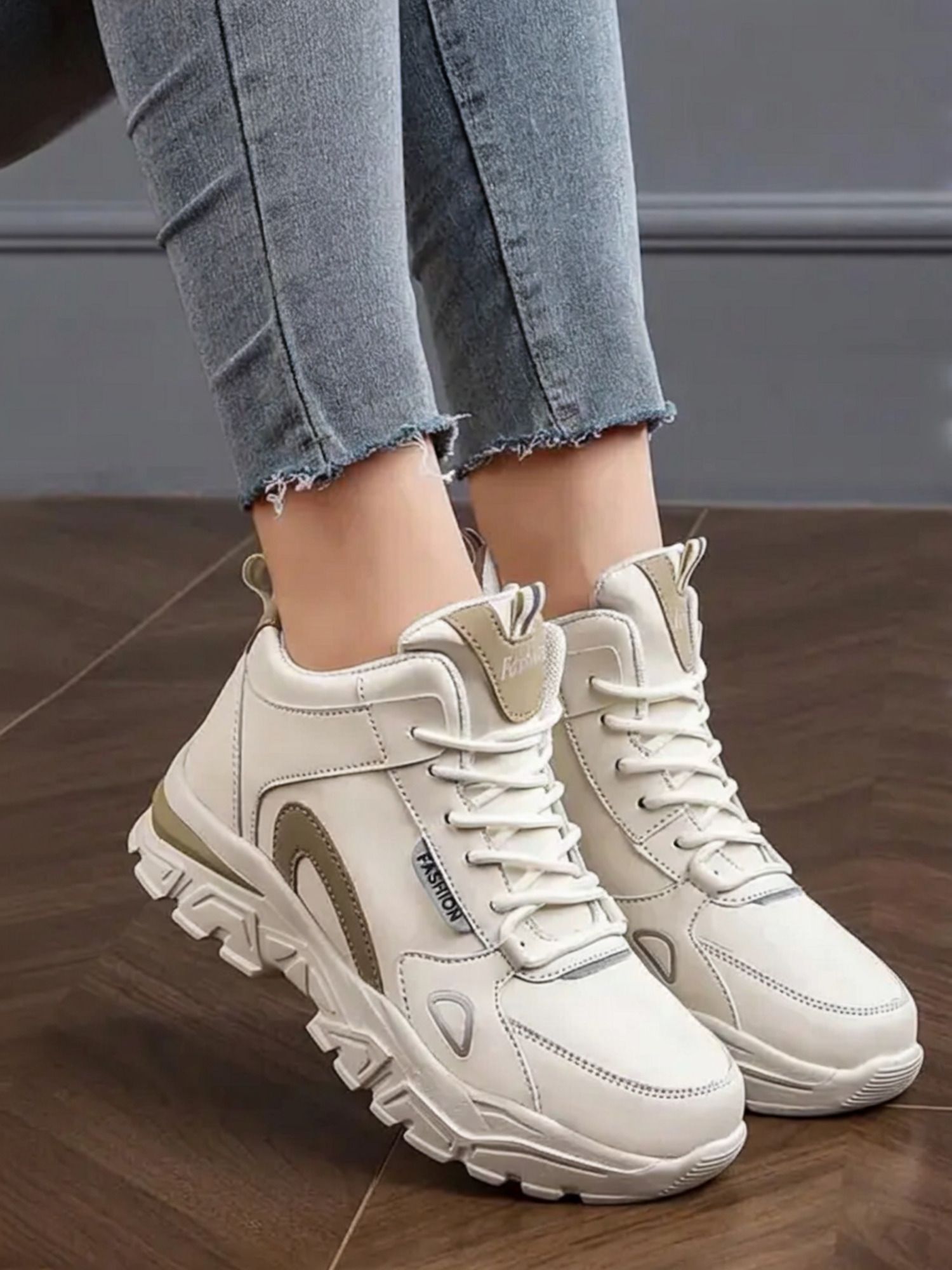 Fabbmate Casual Sports shoes White Sneakers for Women Girls White Shoes Sneakers For Women