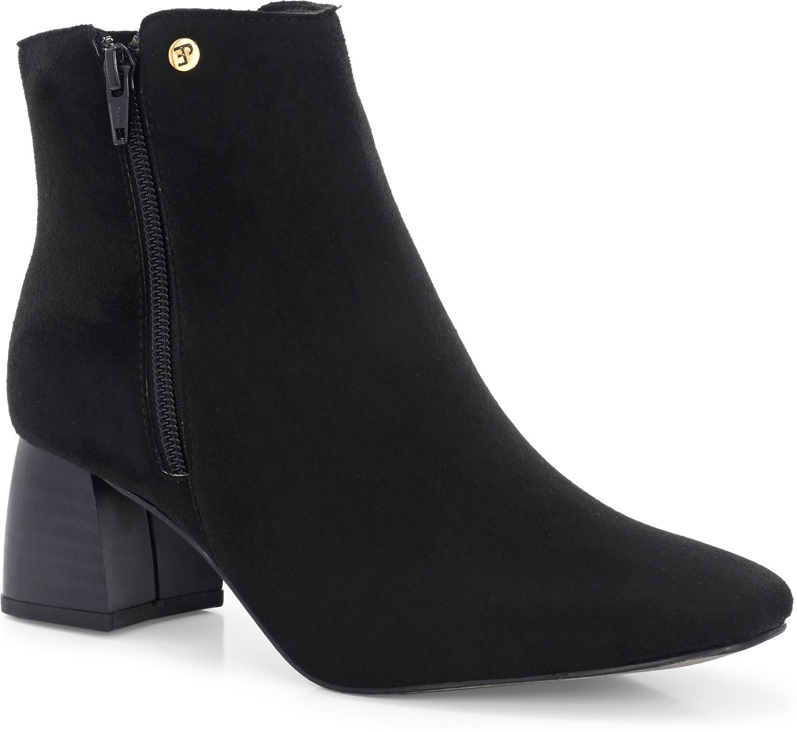 EL PASO Women Black Suede Faux Leather Casual Chelsea Boots Boots For Women-picture-33