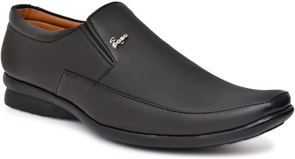 Black Formal Slip-On Shoes for Men | Office, Business, Wedding & Party Wear Mocassin For Men-image-41