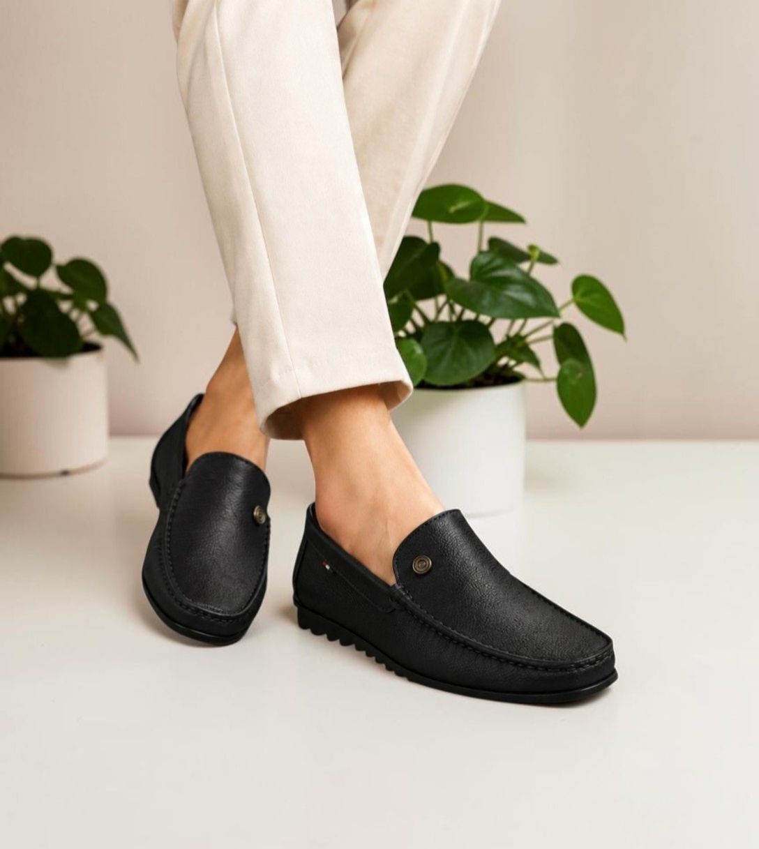 stride up Lightweight Stylish Casual Synthetic Leather Loafers For Men-picture-13