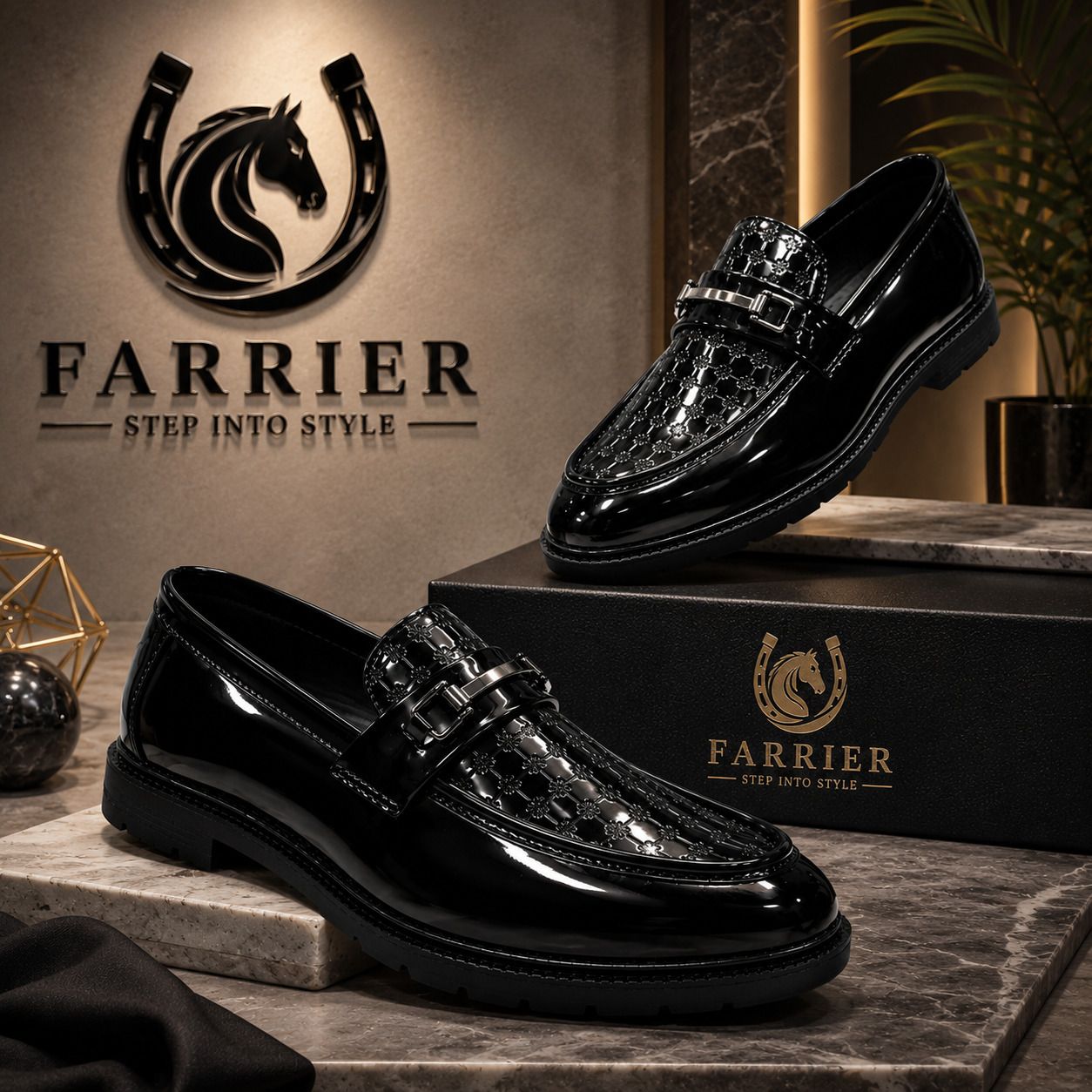 FARRIER Latest stylish slip on shoe for men Loafers For Men-image-5