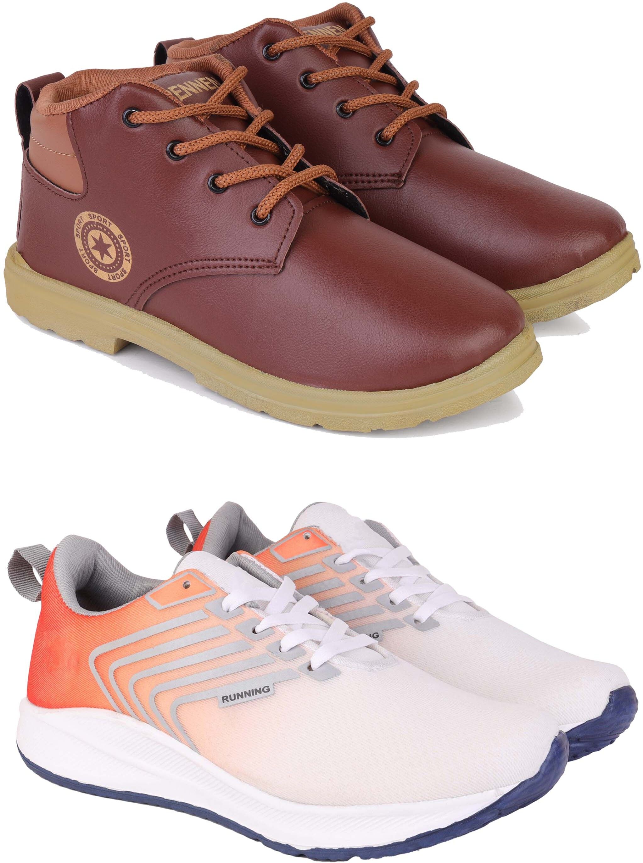 pennen Men’s Stylish Shoes | Lace-Up Casual Shoes for Men | Durable Sole | Daily Wear. Boots For Men-picture-20