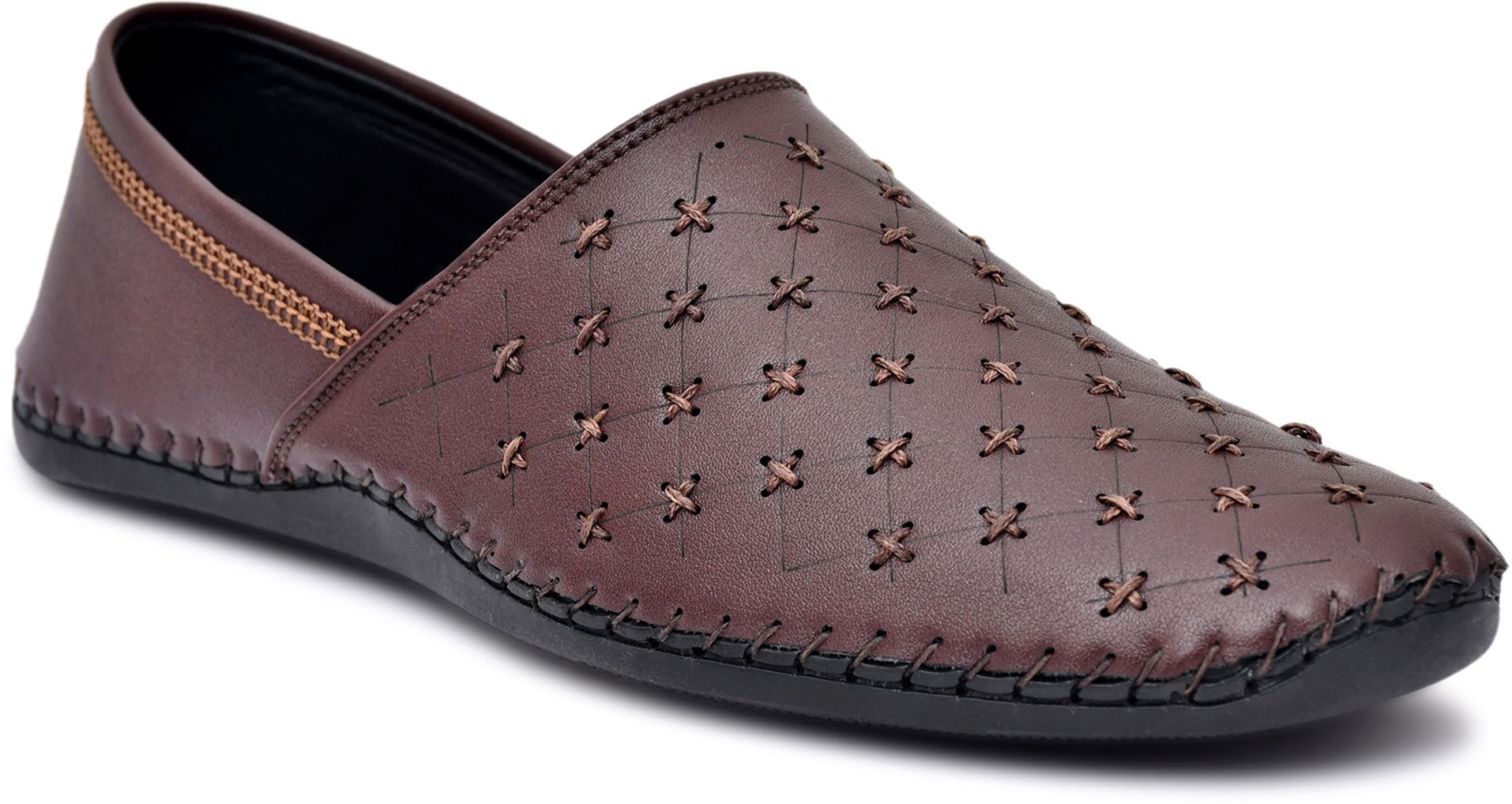 Comfortable Durable Stylish Mojris Ethnic wear Daily use Loafers For Men-image-23